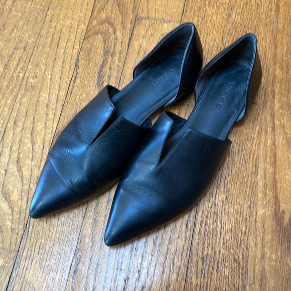 Vince Shoes - Womens Vince Darlington flat d’orsay slip ons. Size 6